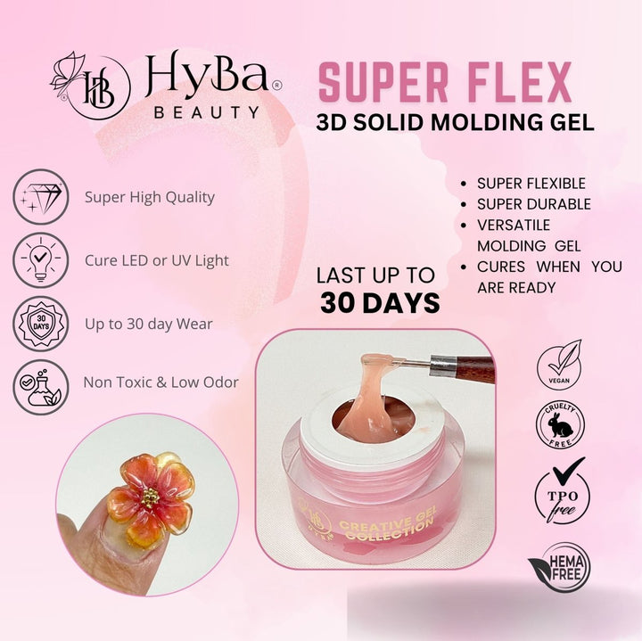HyBa SUPER FLEX Molding Gel NUDE (30ml) 