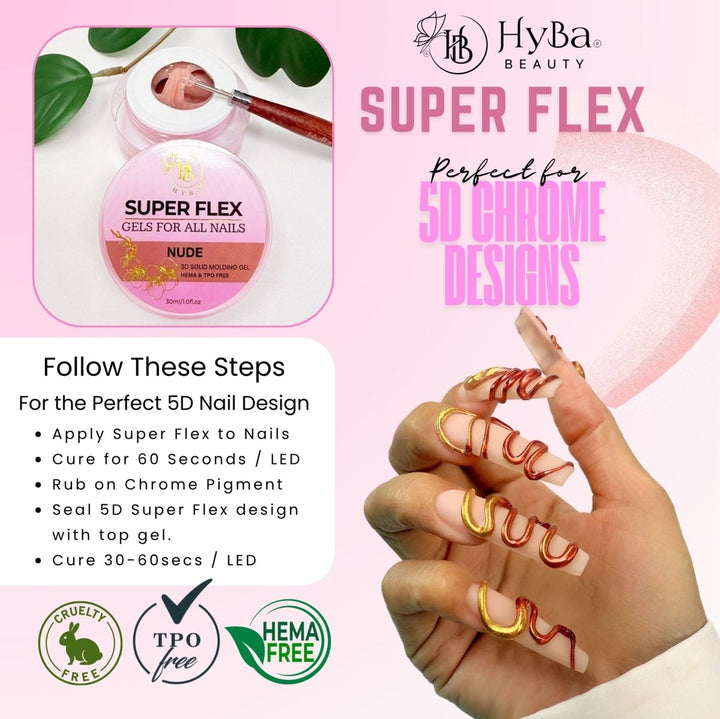 HyBa SUPER FLEX Molding Gel NUDE (30ml) 