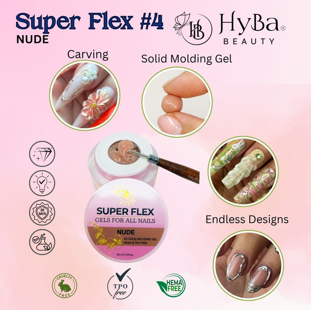 HyBa SUPER FLEX Molding Gel NUDE (30ml) 