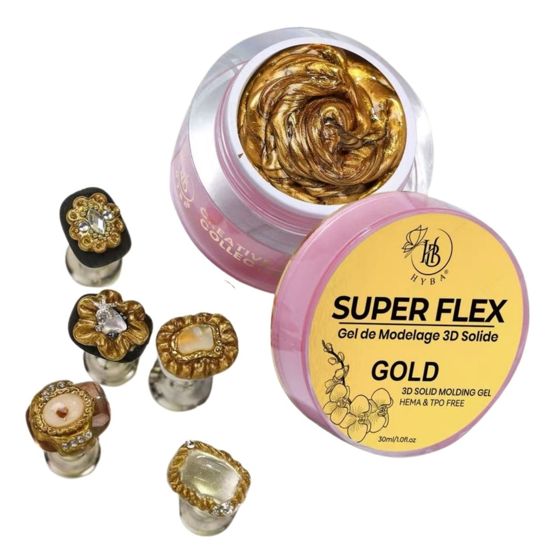 HyBa SUPER FLEX Molding Gel GOLD (30ml) #08