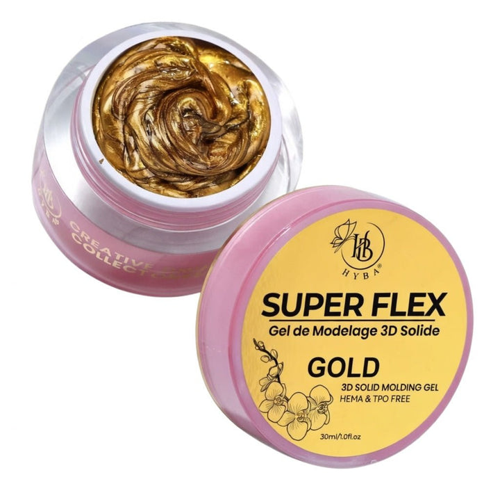 HyBa SUPER FLEX Molding Gel GOLD (30ml) 