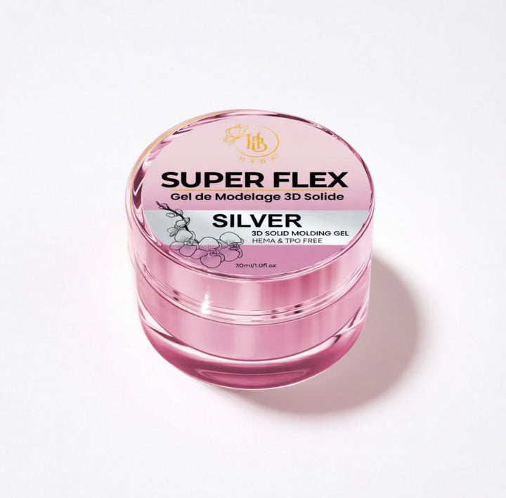 HyBa SUPER FLEX Molding Gel SILVER (30ml) 