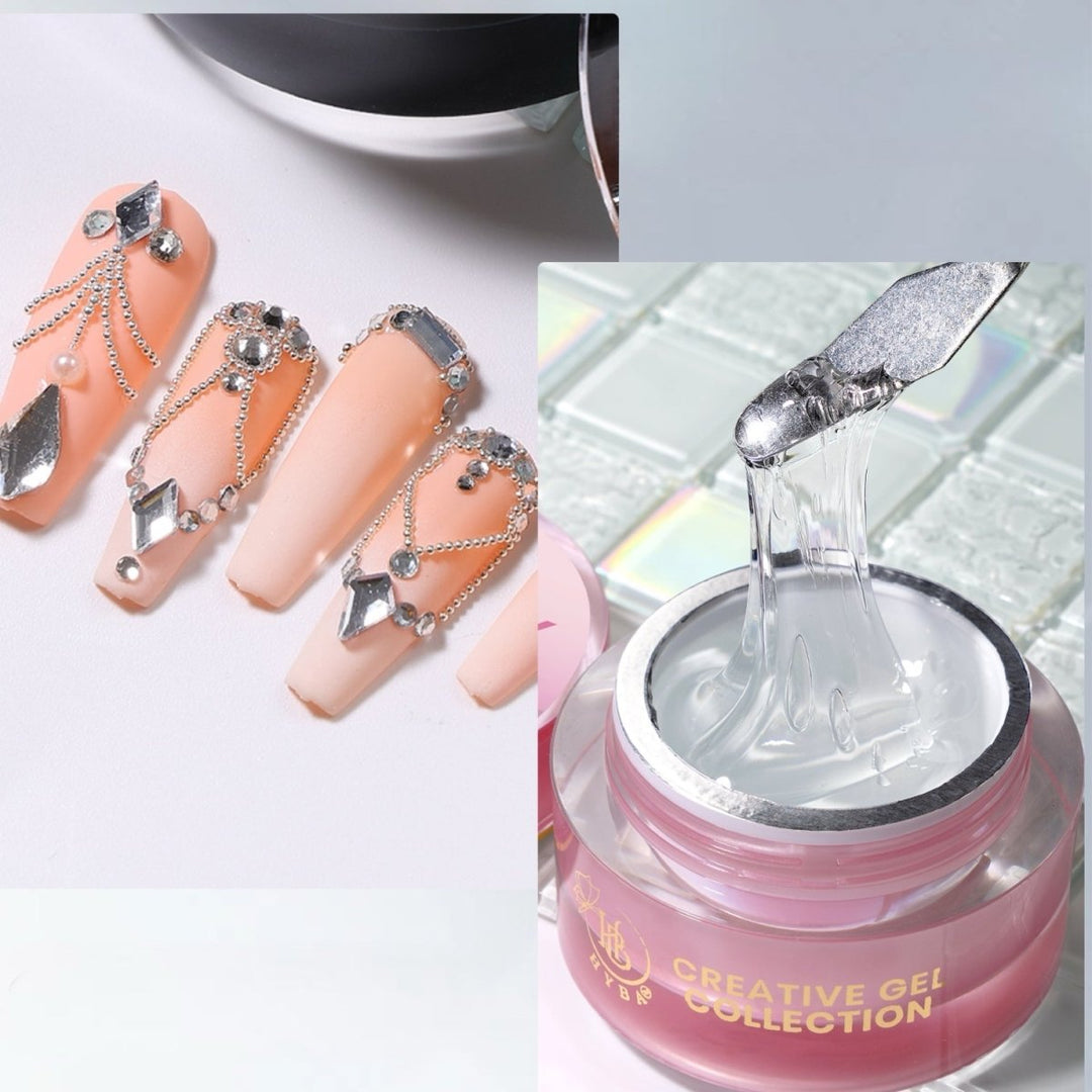 HyBa SUPER GLUE - Nail Art Adhesive Gel 30ml (Clear)