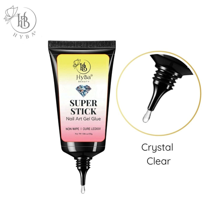 HyBa SUPER STICK Nail Art Glue Gel - Super Strong Adhesion