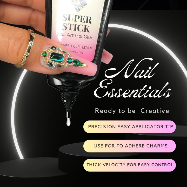 HyBa SUPER STICK Nail Art Gel Glue Box Set