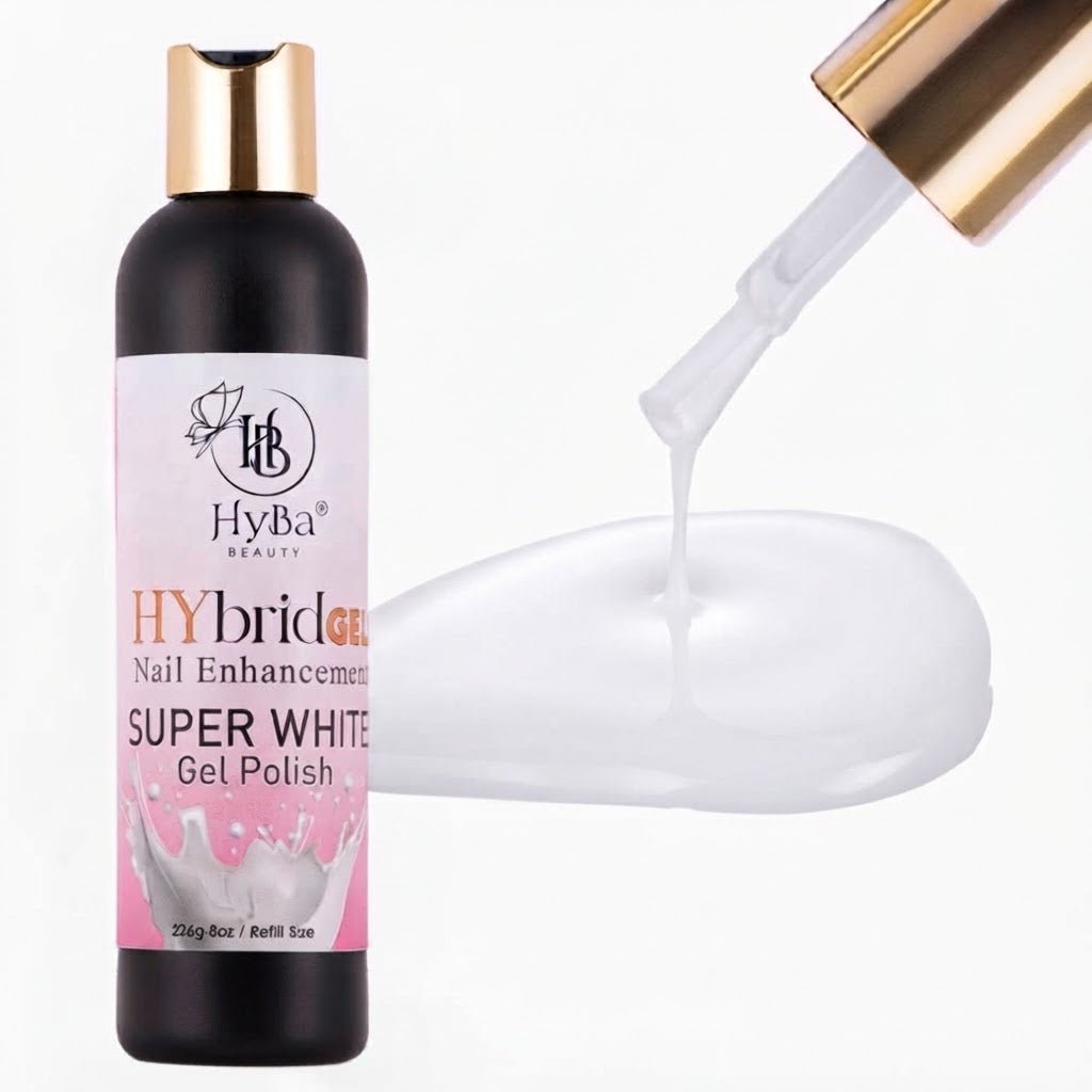 HyBa SUPER WHITE Gel Polish - REFILL KIT