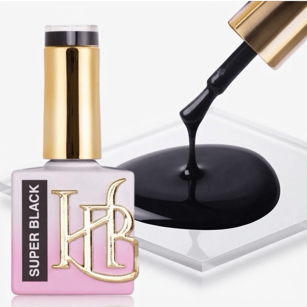 HyBa SUPER BLACK Gel Polish - 20ML Single Bottle
