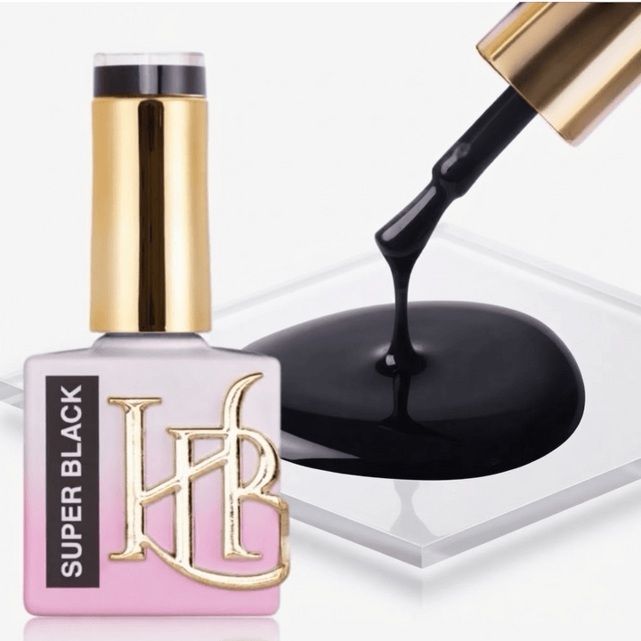 HyBa SUPER BLACK Gel Polish - 20ML Single Bottle