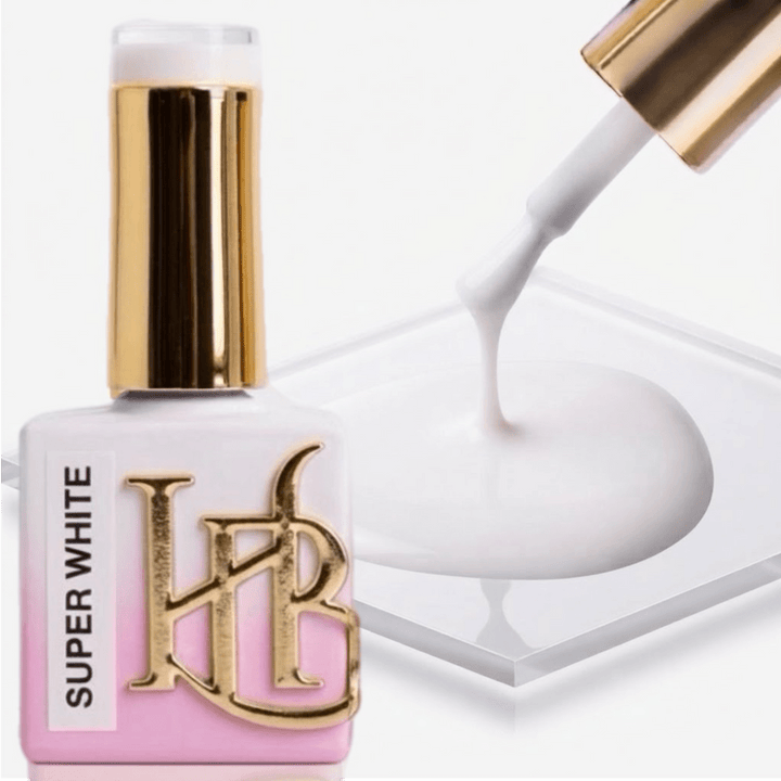 HyBa SUPER WHITE Gel Polish -20ML Single Bottle