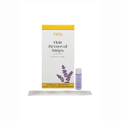 GIGI - Lavender &amp; Vanilla Hair Removal Strips For Face