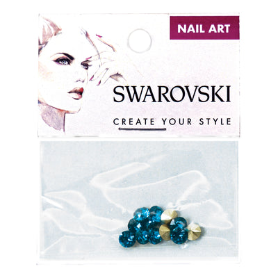 SWAROVSKI - Blue Zircon Pointed Back