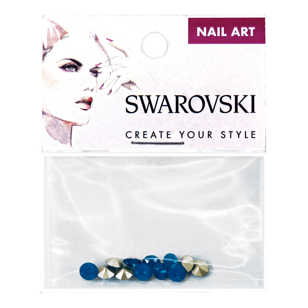 SWAROVSKI - Caribbean Blue Opal Pointed Back