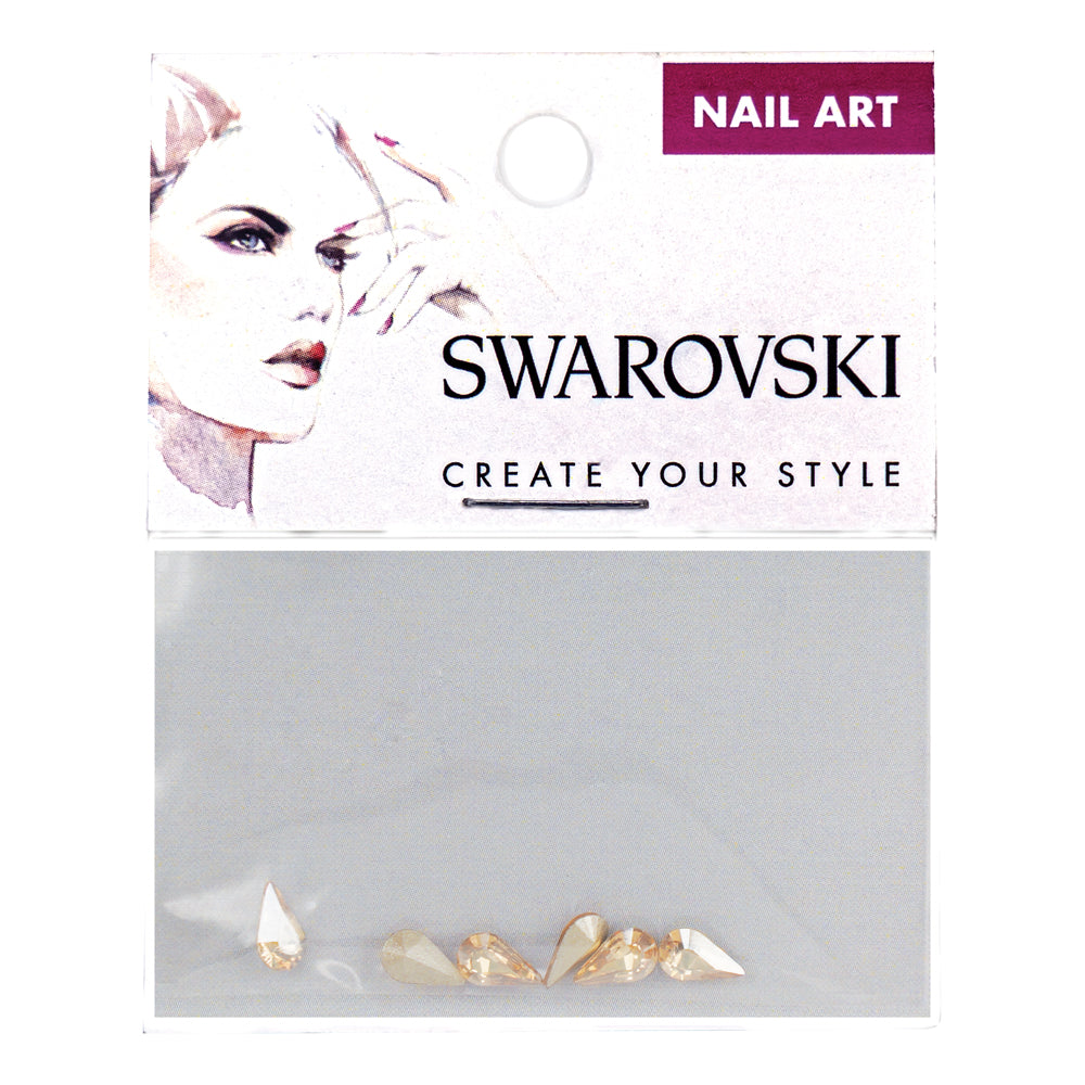 SWAROVSKI - Crystal Golden Shadow Xilion Pear Specialty Shape