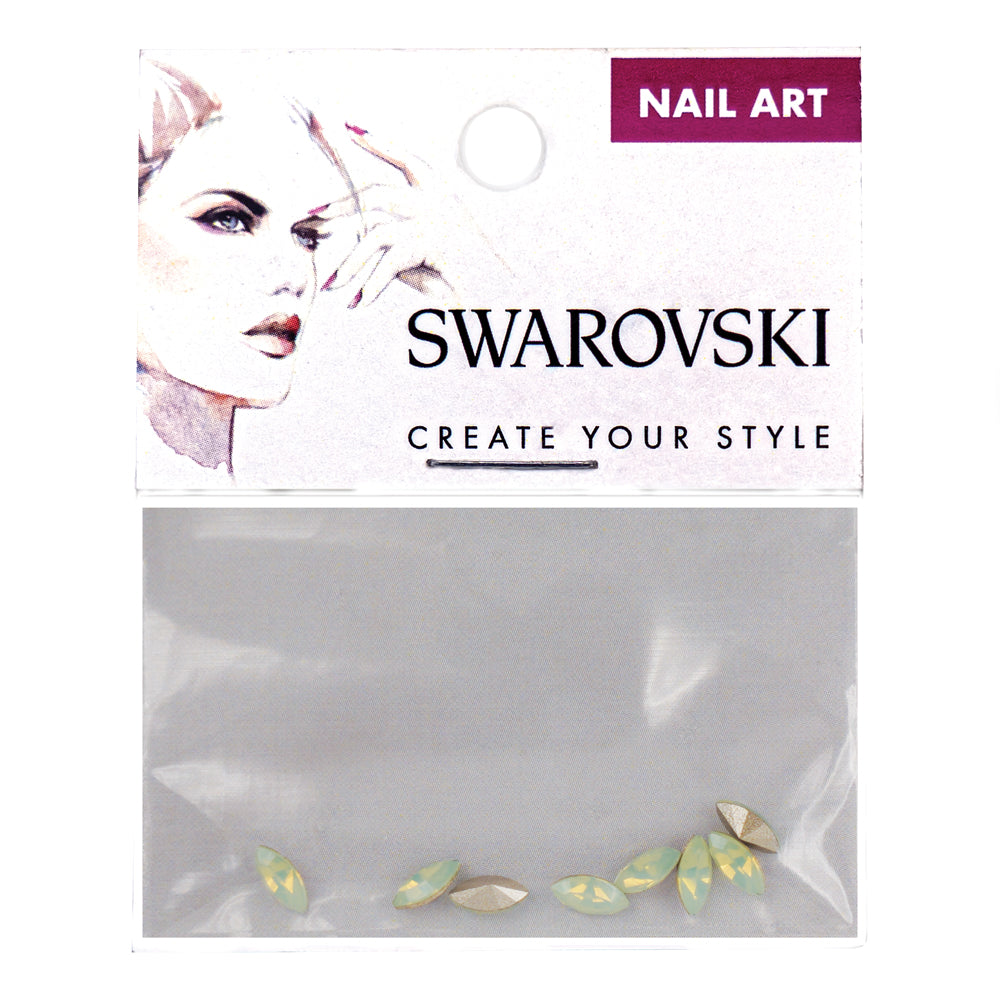 SWAROVSKI - Chrysolite Opal Xilion Navette Specialty Shape