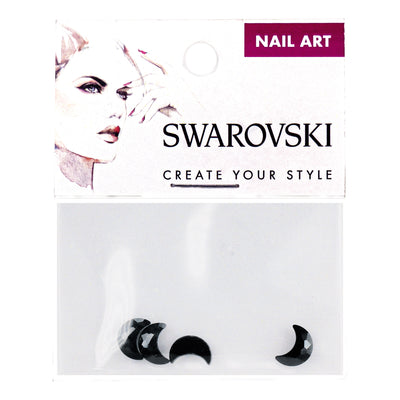 SWAROVSKI - Jet Moon Flatback Specialty Shape