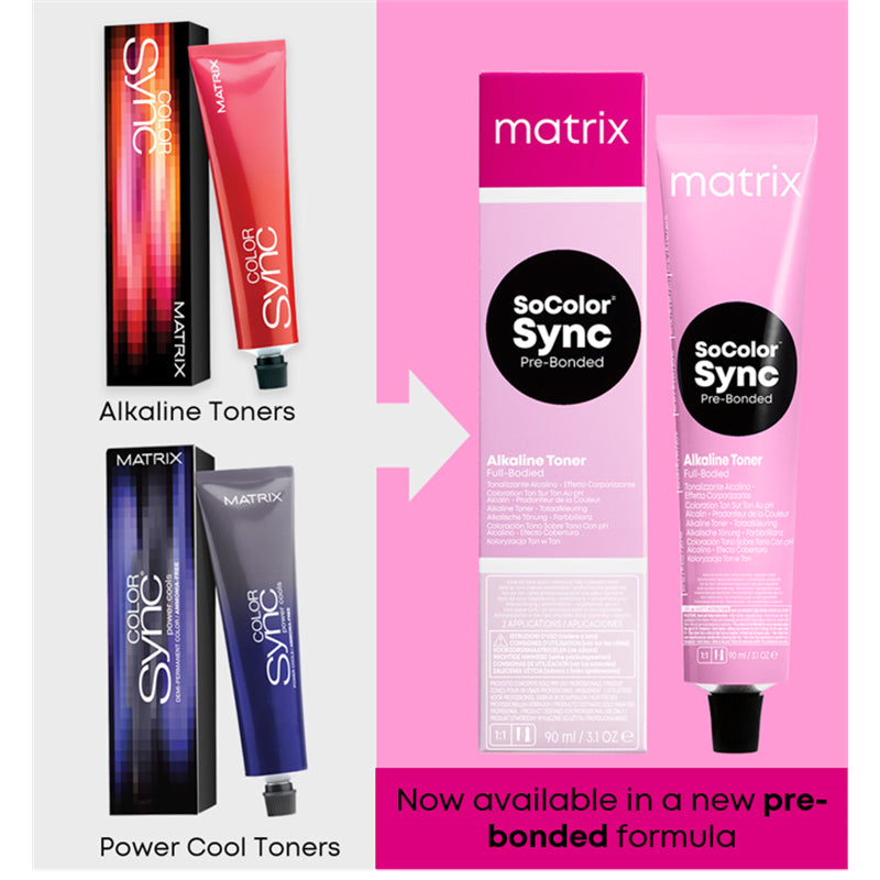 MATRIX SoColor Sync- Demi-Permanent Pre-Bonded (Previously Matrix Color Sync) Hair color
