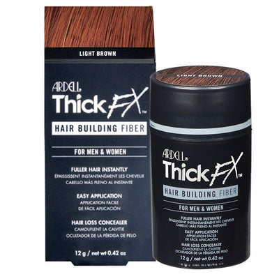 ARDELL - Thick FX Light Brown Hair Building Fiber for Fuller Hair Instantly, 0.42 oz