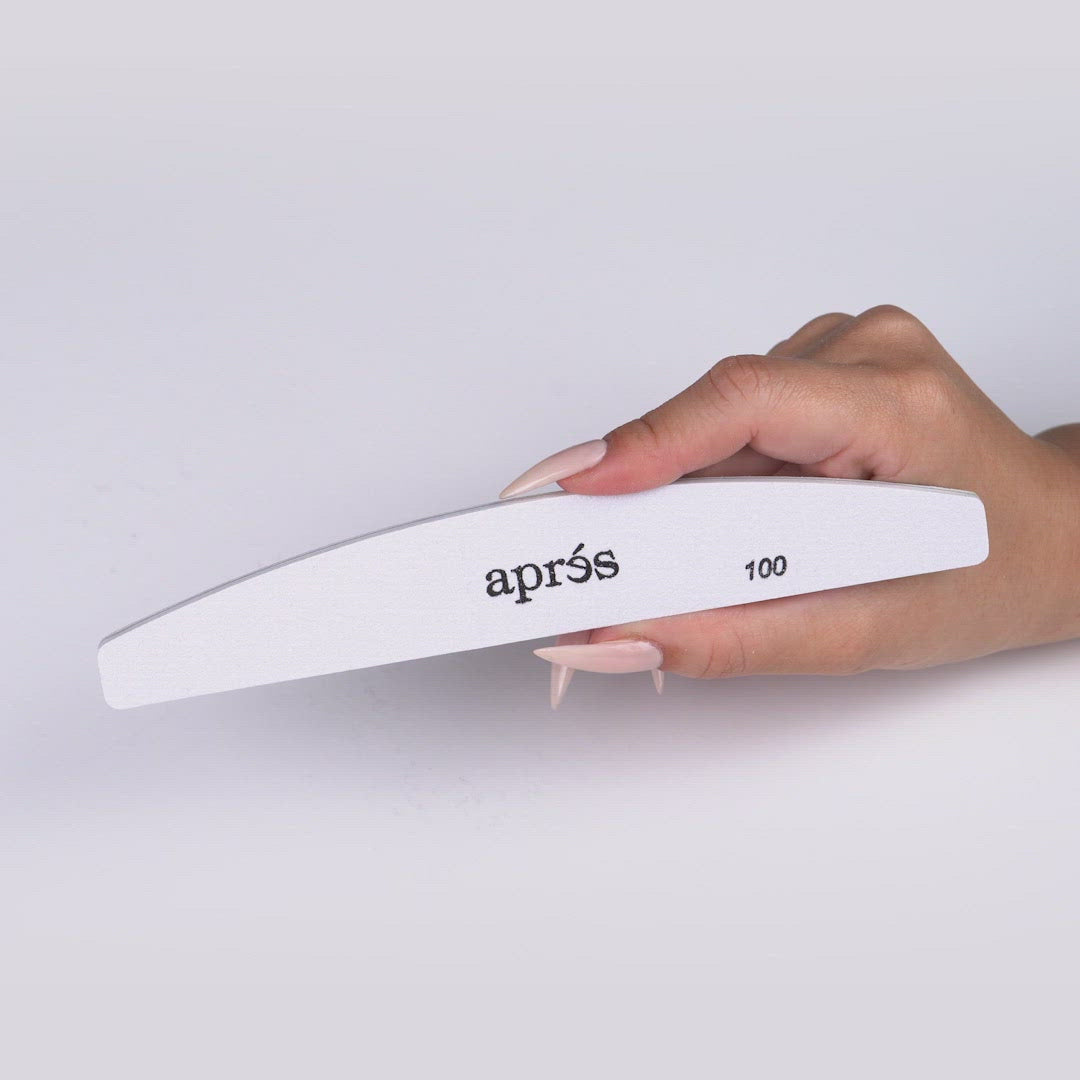 APRES - Files 100/180 Grit - White Crescent