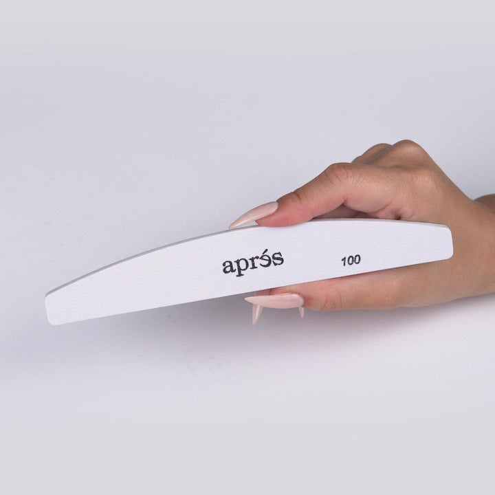 APRES - Files 100/180 Grit - White Crescent