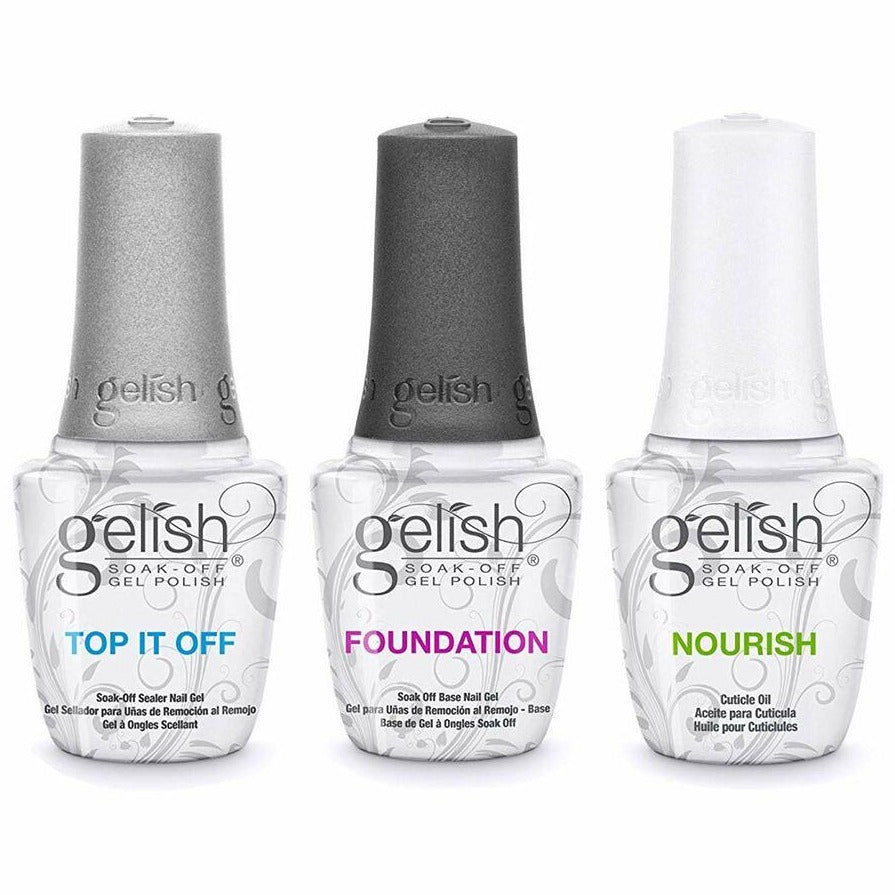 HARMONY GELISH - Top It Off + Foundation Base + Cuticle Oil