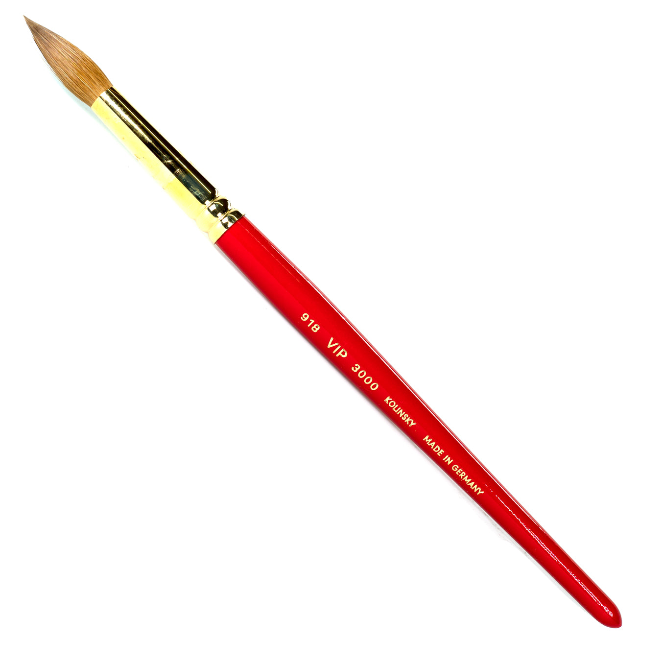 VIP 3000 - Kolinsky Acrylic Brush #918 (Red)