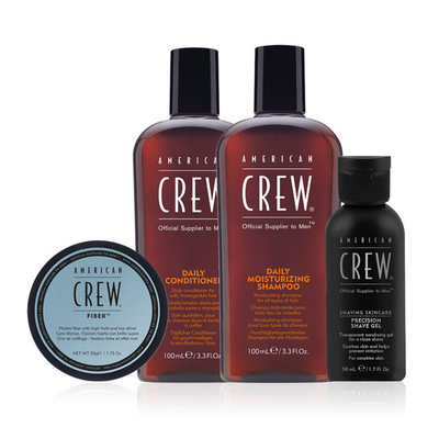 This is an image of AMERICAN CREW - On-The-Go Essentials Kit