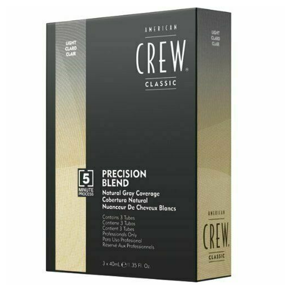 This is an image of AMERICAN CREW / Precision Blend - Light 3 x 1.35 oz
