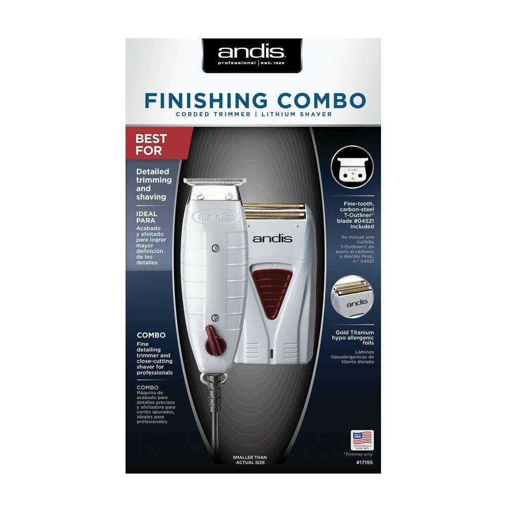 This is an image of ANDIS - Finishing Combo Corded Trimmer Lithium Shaver