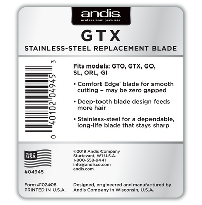 ANDIS - GTX Replacement Blade 1 pc