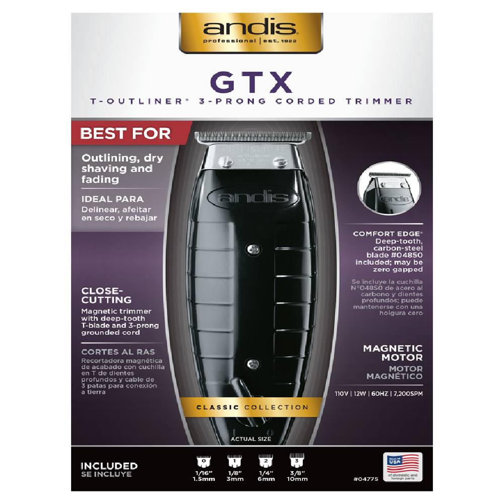 ANDIS - GTX T-Outliner T-Blade Trimmer