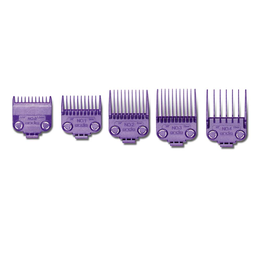 This is an image of ANDIS - Master Dual Magnet Small 5-Comb Set