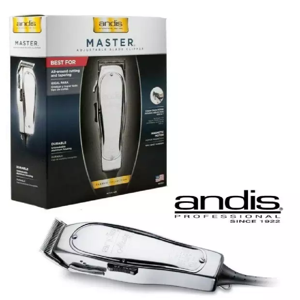 Andis Professional Master Adjustable 2024 Blade Hair Trimmer, Unbreakable Carbo