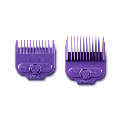 ANDIS - Single Magnetic Comb Set (Dual Pack 0.5 & 1.5)
