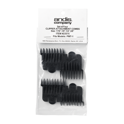 ANDIS - Snap-On Blade Attachment Combs 4-Comb Set