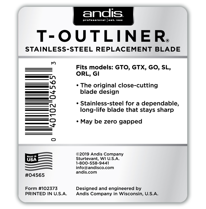 ANDIS - T-Outliner Replacement Blade 1 pc
