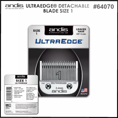 ANDIS - Ultraedge Detachable Blade, sz 1