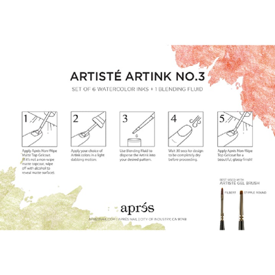 APRES - Artiste ArtInk Set No.3 w/ Blending Fluid