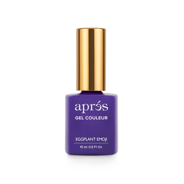 APRES - 336 Eggplant Emoji Gel Couleur HEMA Free &amp; TPO Free