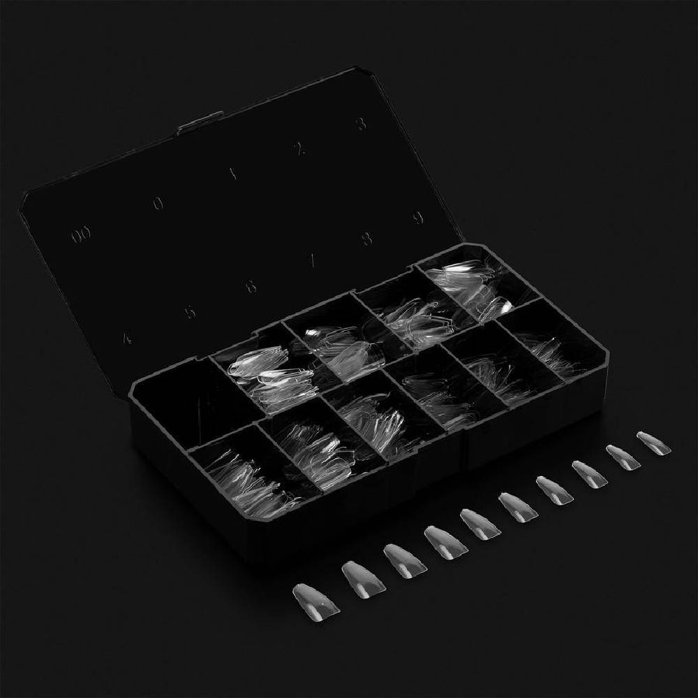 APRES / Gel-X Tips Box - Natural Coffin Medium