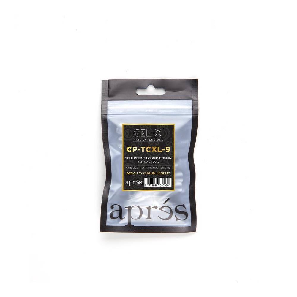APRES  /Gel-X Tips Refill Bags - Chaun Legend Sculpted Tapered Coffin X-Long