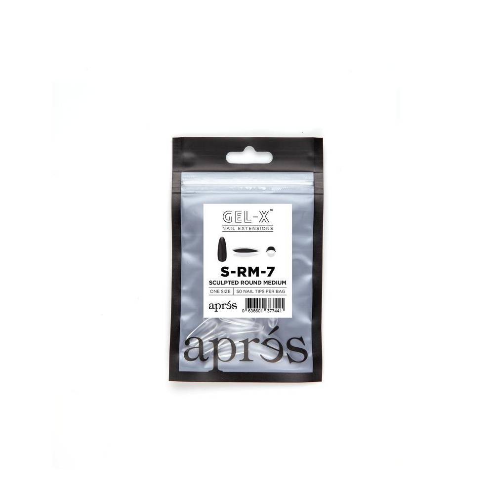 APRES / Gel-X Tips Refill Bags - Sculpted Round Medium