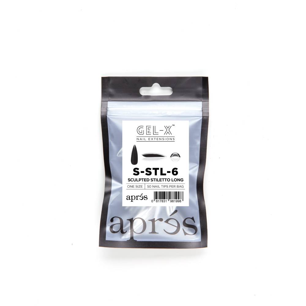 APRES / Gel-X Tips Refill Bags - Sculpted Stiletto Long