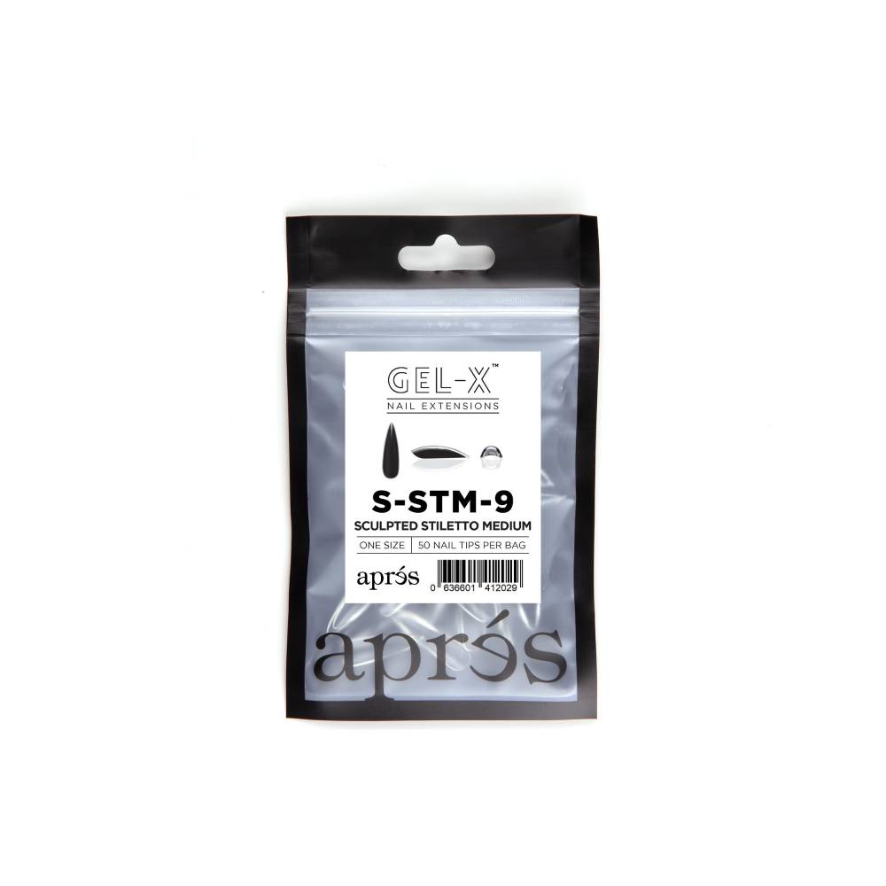 APRES / Gel-X Tips Refill Bags - Sculpted Stiletto Medium