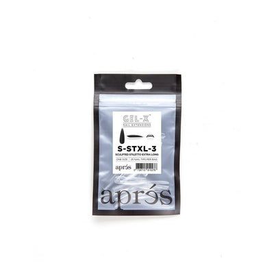 APRES / Gel-X Tips Refill Bags - Sculpted Stiletto X-Long