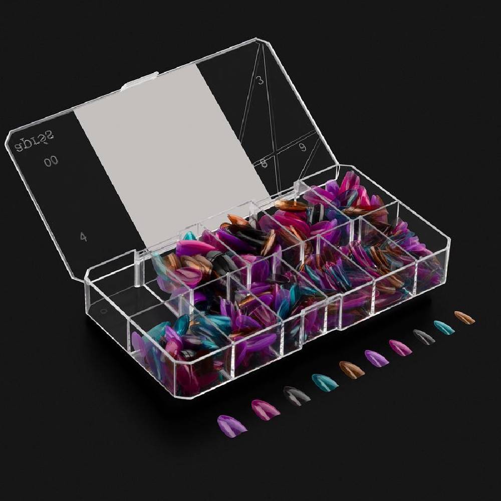 APRES x ArtMe / Gel-X Tips Box Vivid Color - Sculpted Round Medium