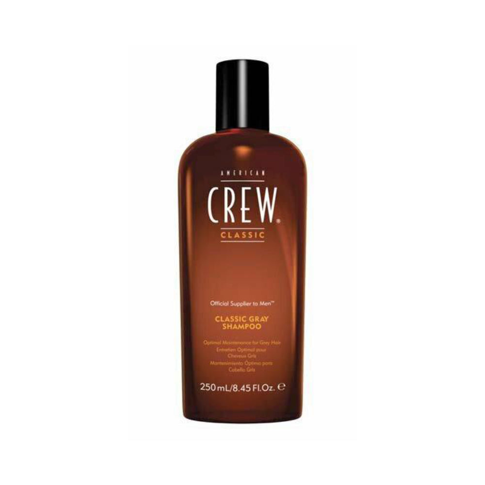 This is an image of AMERICAN CREW - Classic Gray Shampoo 8.4 oz.