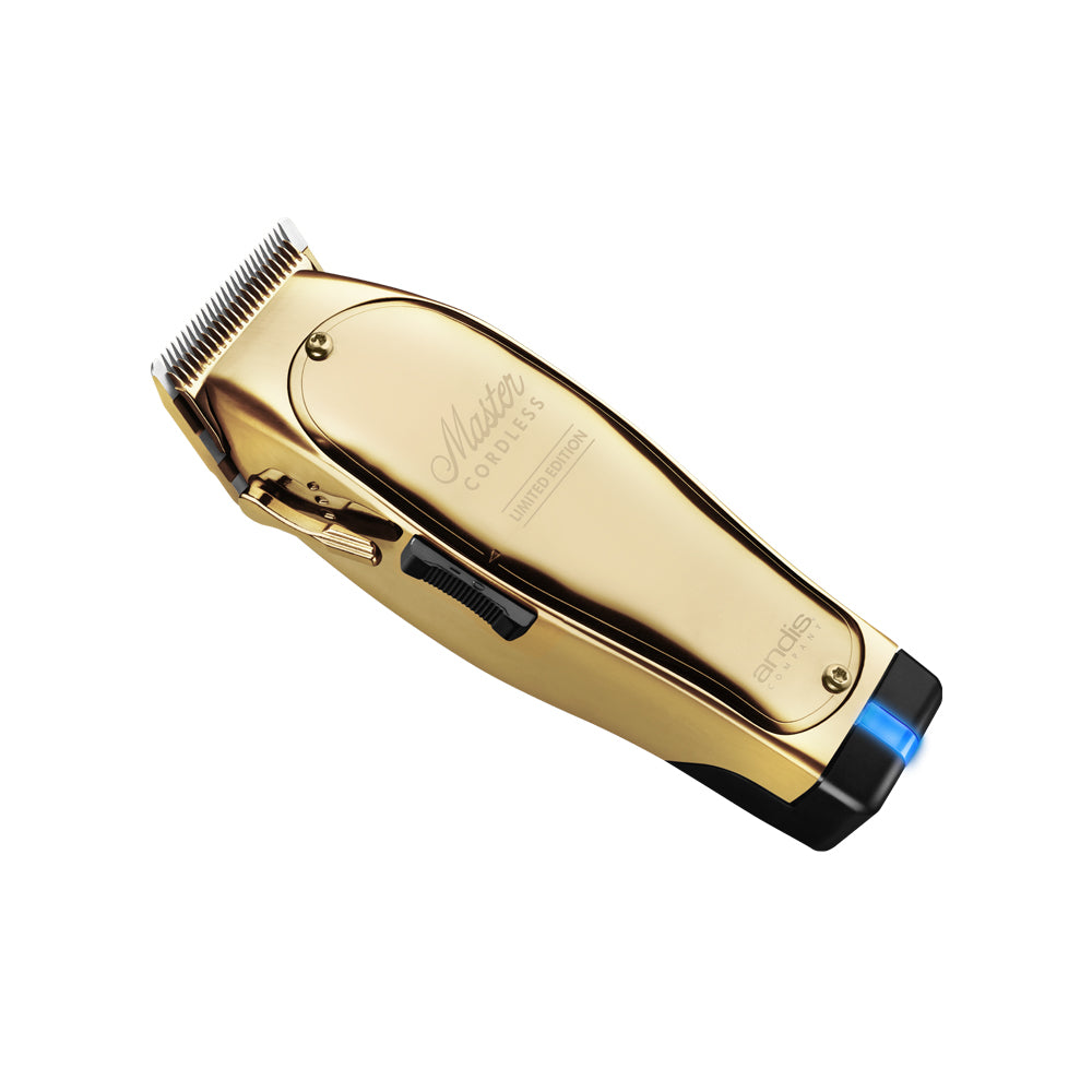 This is an image of ANDIS - Master Cordless Limited Edition Gold Clipper
