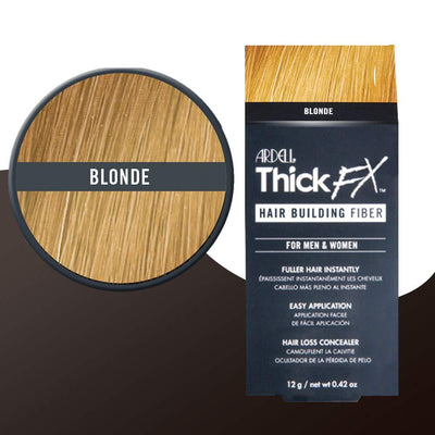 This is an image of Ardell Thick FX Blonde Hair Building Fiber for Fuller Hair Instantly, 0.42 oz