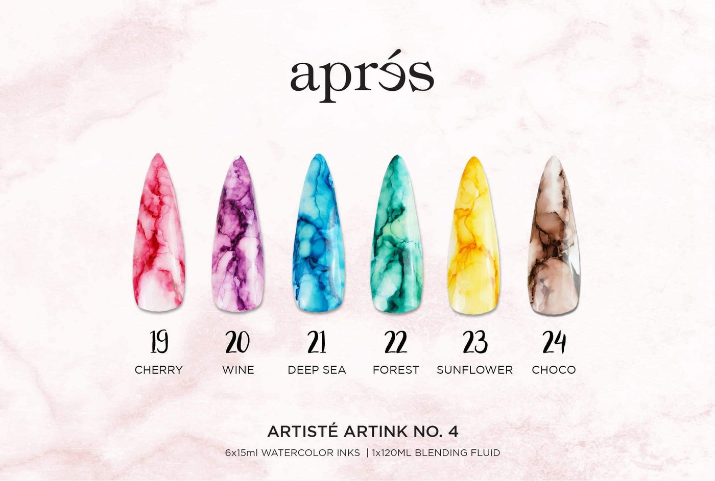 APRES - Artiste ArtInk Set No.4 w/ Blending Fluid
