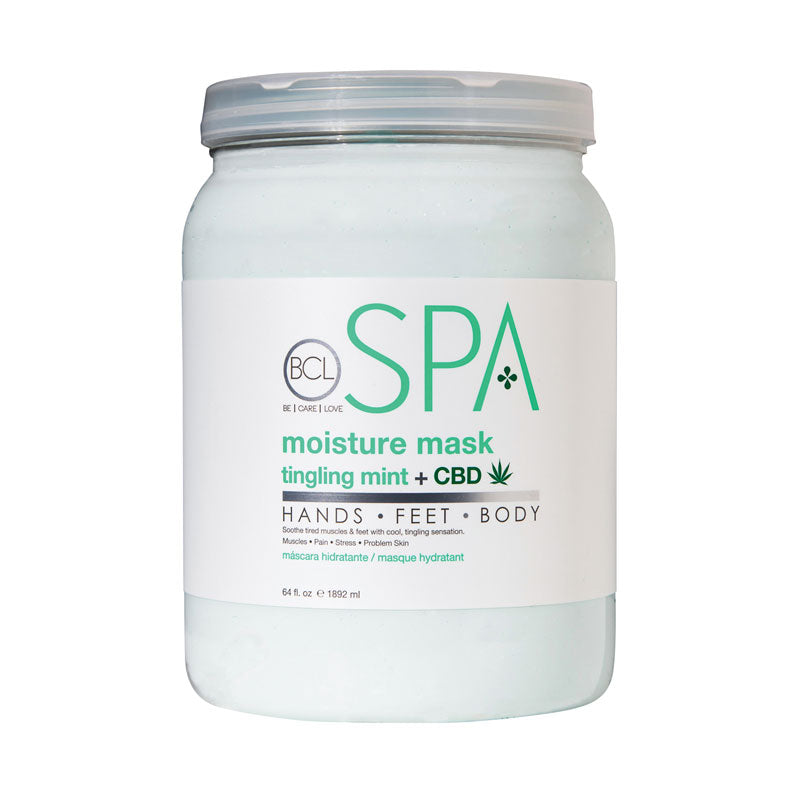 BCL SPA - Tingling Minty + CBD Moisture Mask 64 fl oz